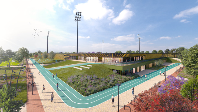 Impressie van Sportcampus