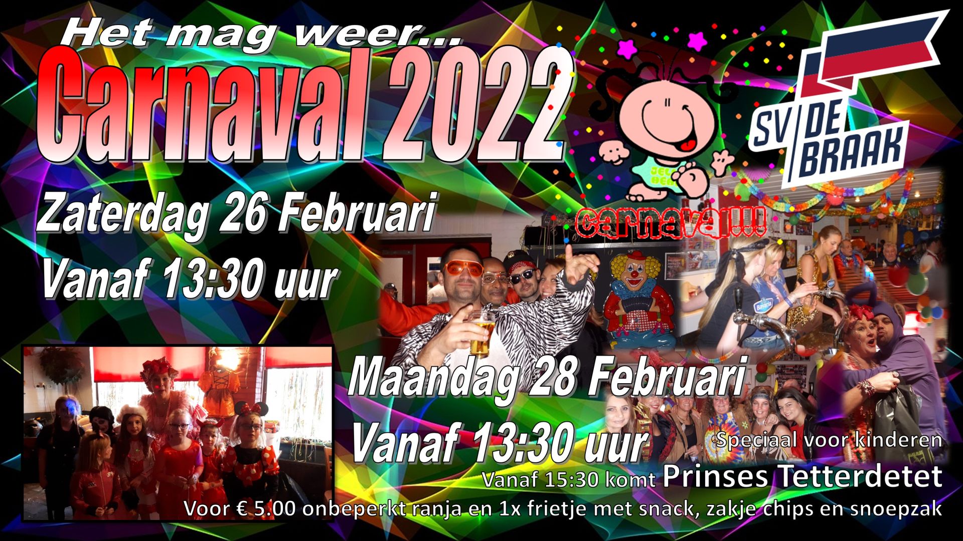 Het mag weer: Carnaval bij onze club